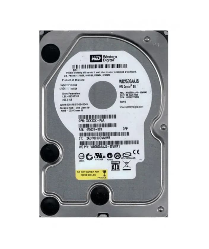 Western Digital WD2500AAJS-60VWA1 250GB 3Gb/s SATA