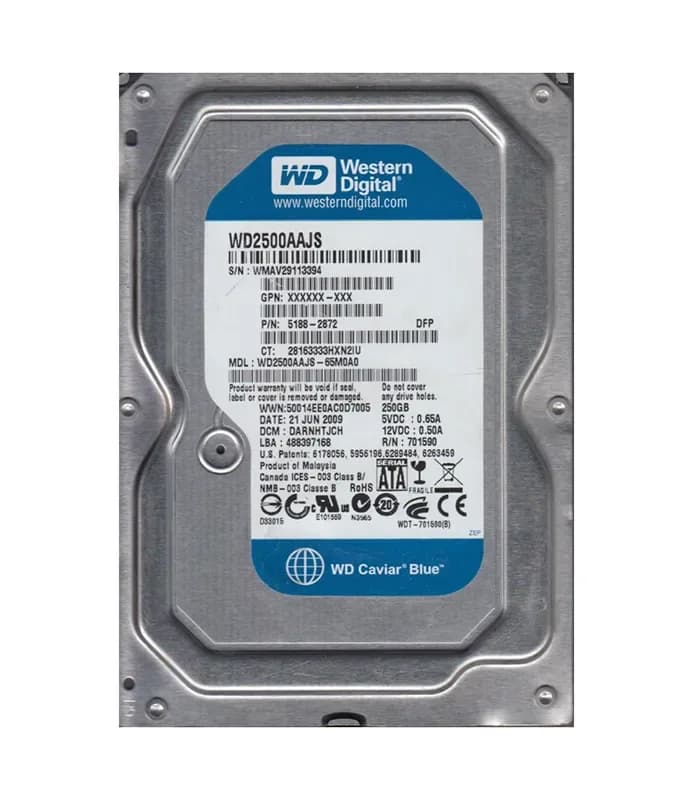 Western Digital WD2500AAJS-65M0A0 250GB 3Gb/s SATA