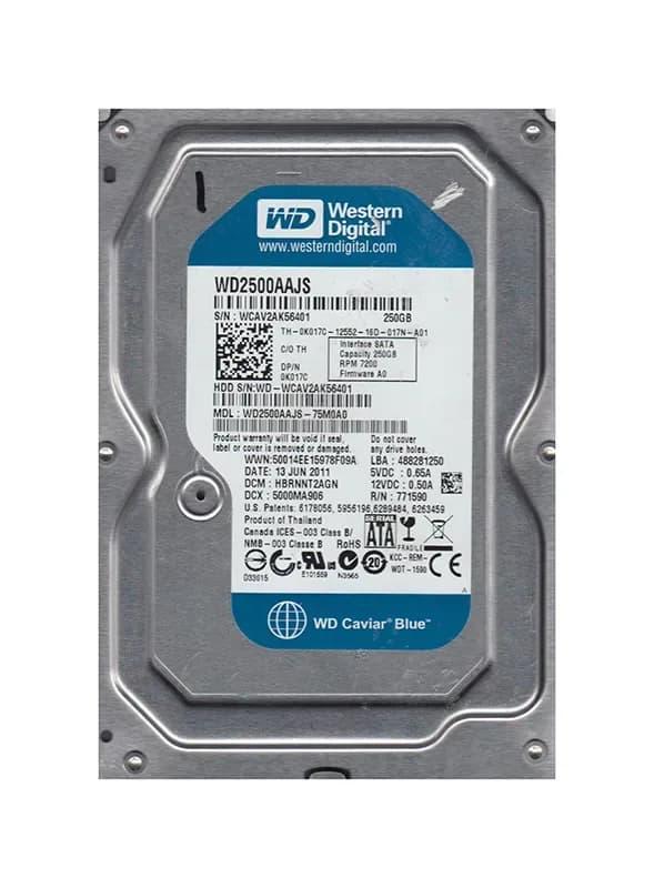 Western Digital WD2500AAJS-75M0A0 250GB 3Gb/s SATA