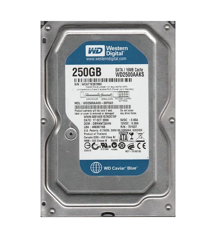 Western Digital WD2500AAKS-00F0A0 250GB 3Gb/s SATA