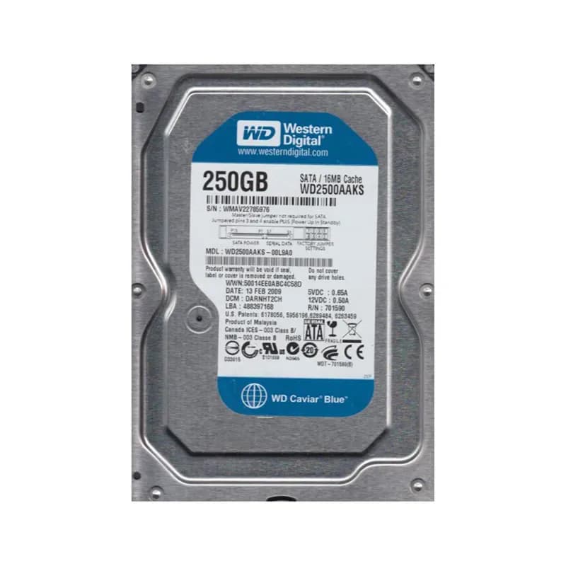 Western Digital WD2500AAKS-00L9A0 250GB 3Gb/s SATA