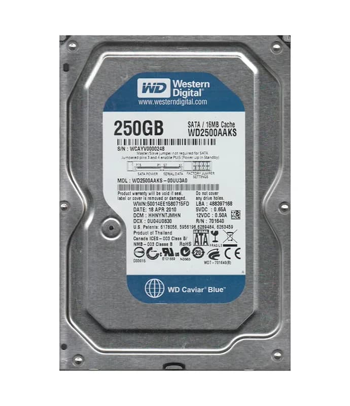 Western Digital WD2500AAKS-00UU3A0 250GB 3Gb/s SATA