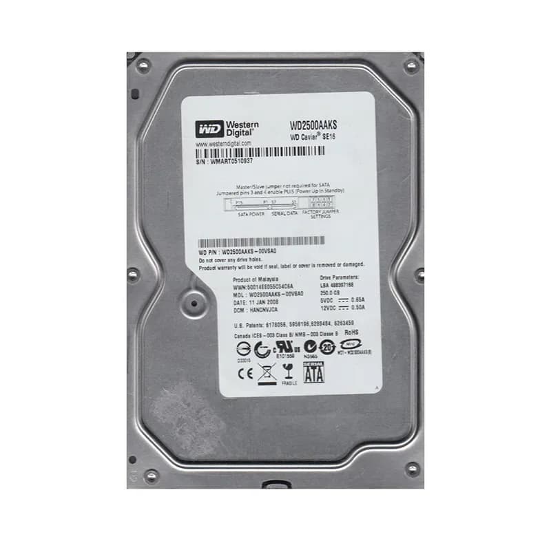 Western Digital WD2500AAKS-00VSA0 250GB 3Gb/s SATA