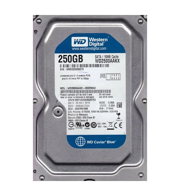 Western Digital WD2500AAKX-00ERMA0 250GB 6Gb/s SATA