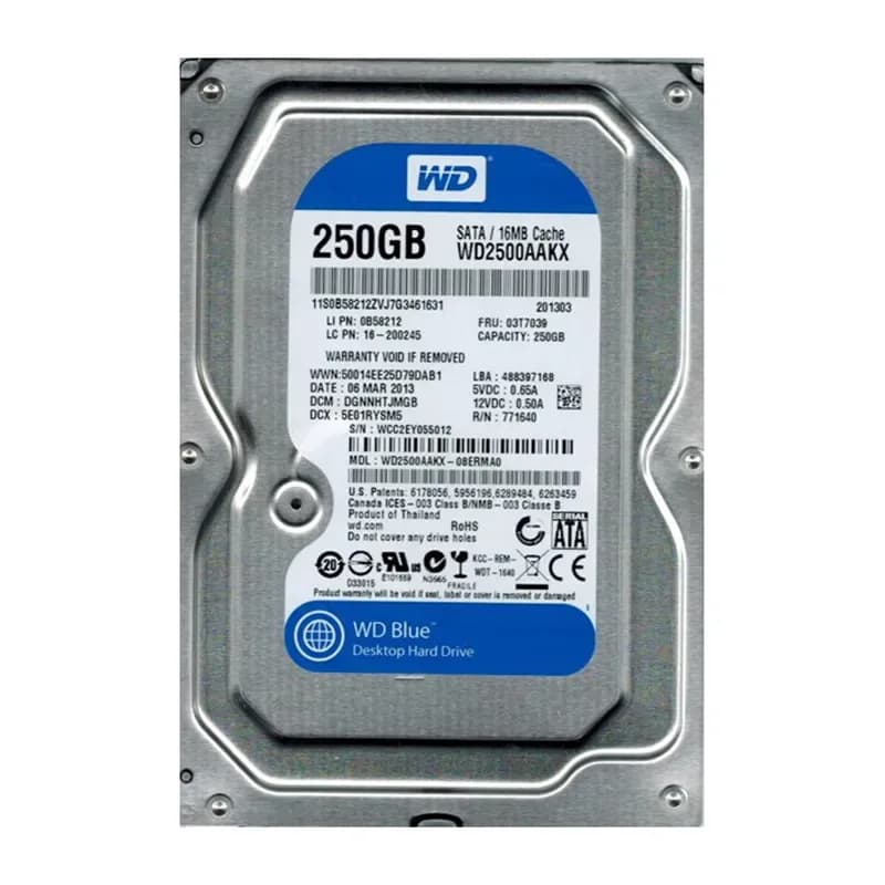 Western Digital WD2500AAKX-08ERMA0 250GB 6Gb/s SATA