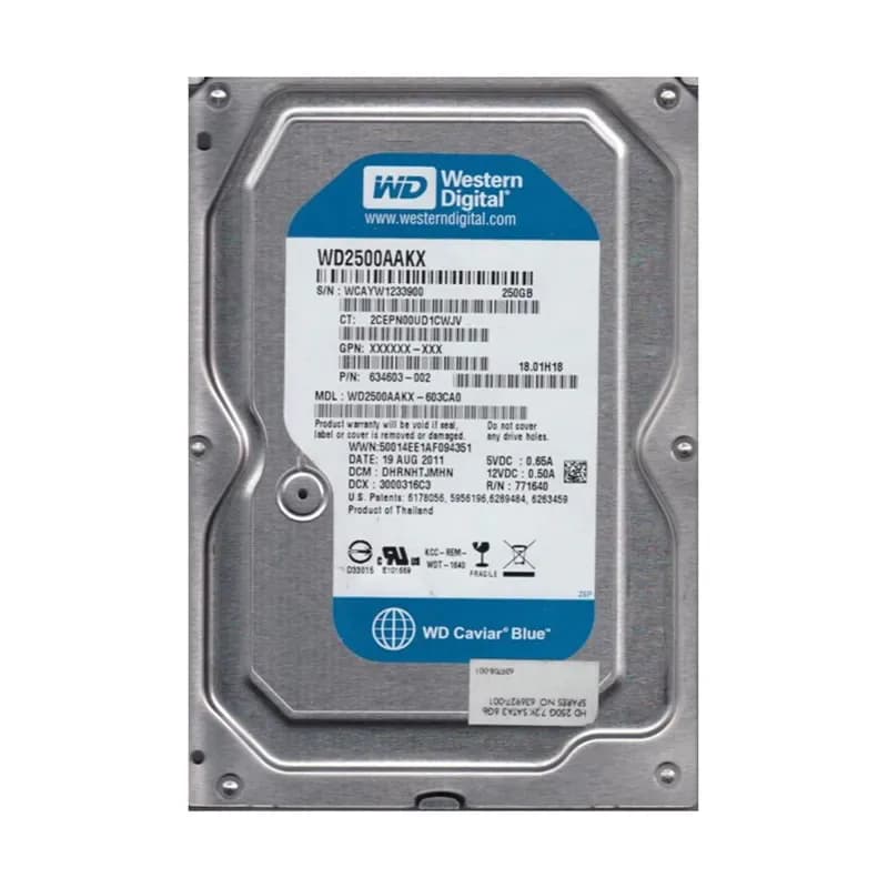 Western Digital WD2500AAKX-603CA0 250GB 6Gb/s SATA