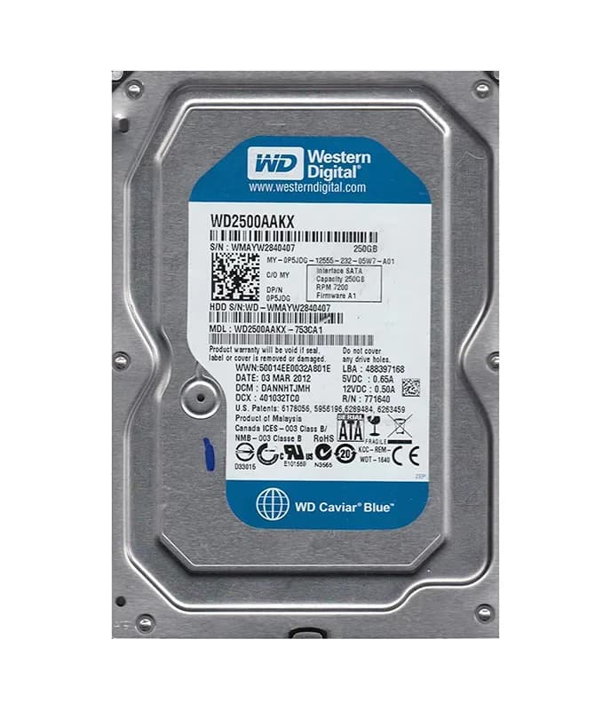 Western Digital WD2500AAKX-753CA1 250GB 6Gb/s SATA