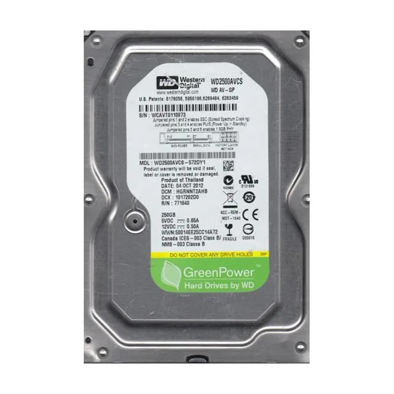 Western Digital WD2500AVCS-572DY1 250GB 3Gb/s SATA