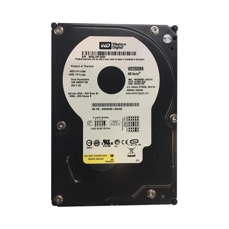 Western Digital WD2500BB-00GUC0 250GB