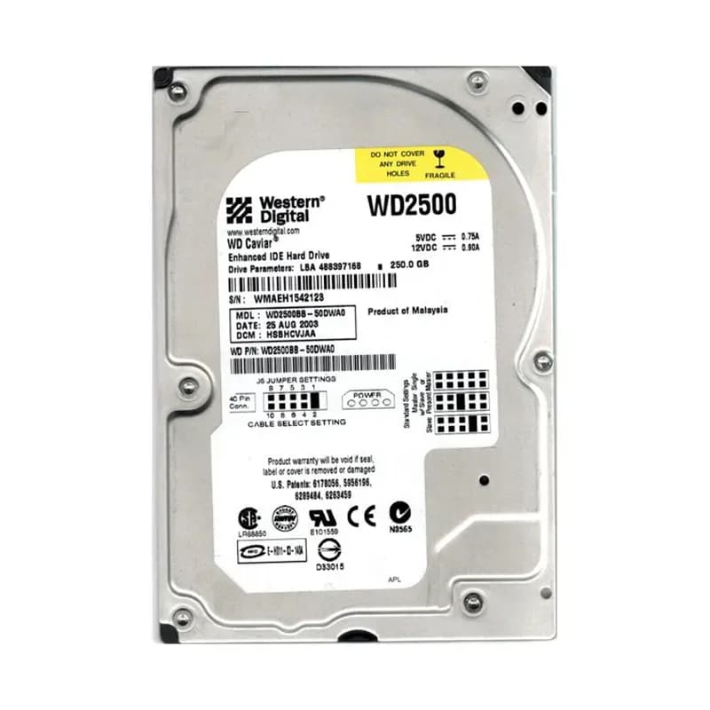 Western Digital WD2500BB-50DWA0 250GB