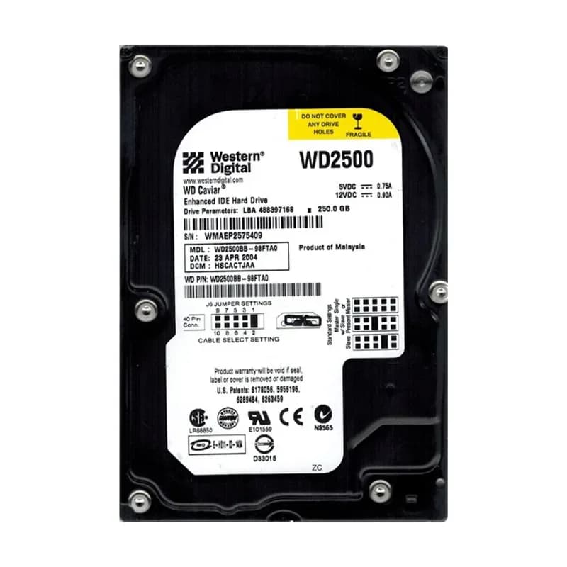 Western Digital WD2500BB-98FTA0 250GB