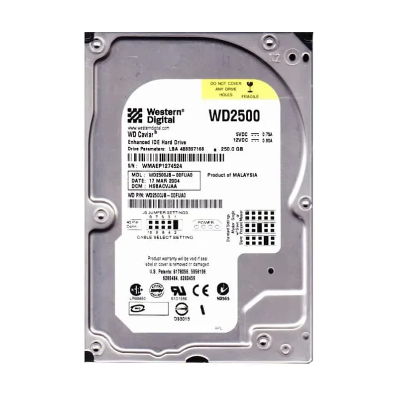 Western Digital WD2500JB-00FUA0 250GB