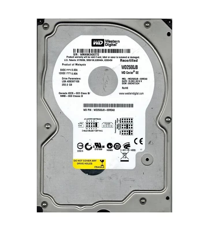 Western Digital WD2500JB-00REA0 250GB