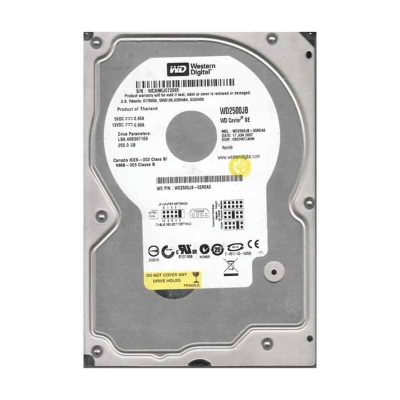 Western Digital WD2500JB-55REA0 250GB