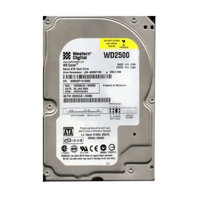 Western Digital WD2500JD-00GBB0 250GB 1.5Gb/s SATA