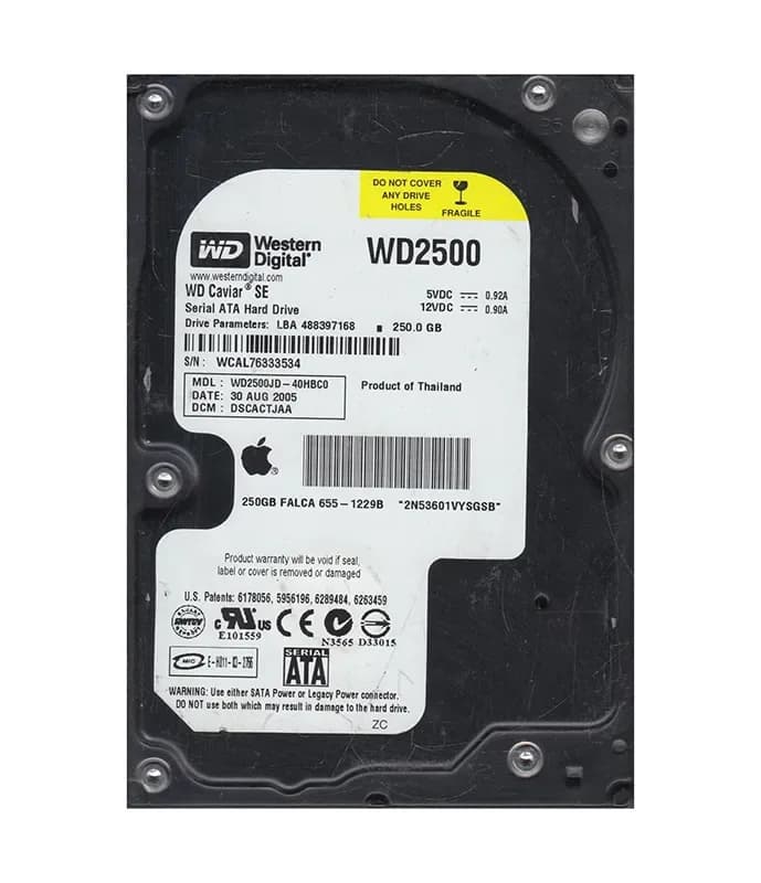 Western Digital WD2500JD-40HBC0 250GB 1.5Gb/s SATA
