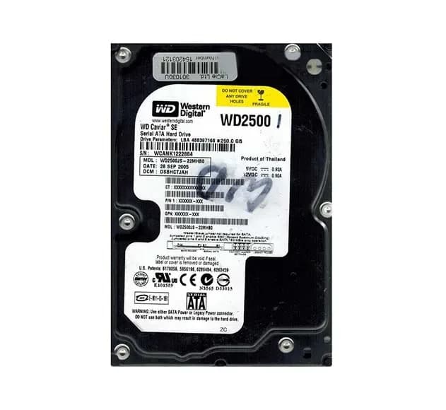 Western Digital WD2500JS-22MHB0 250GB 3Gb/s SATA