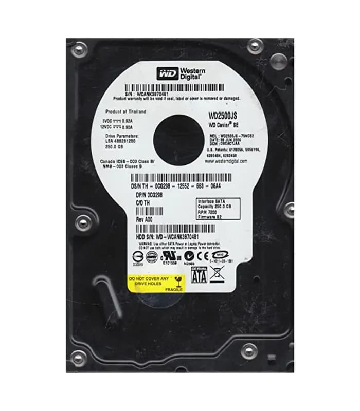 Western Digital WD2500JS-75NCB2 250GB 3Gb/s SATA
