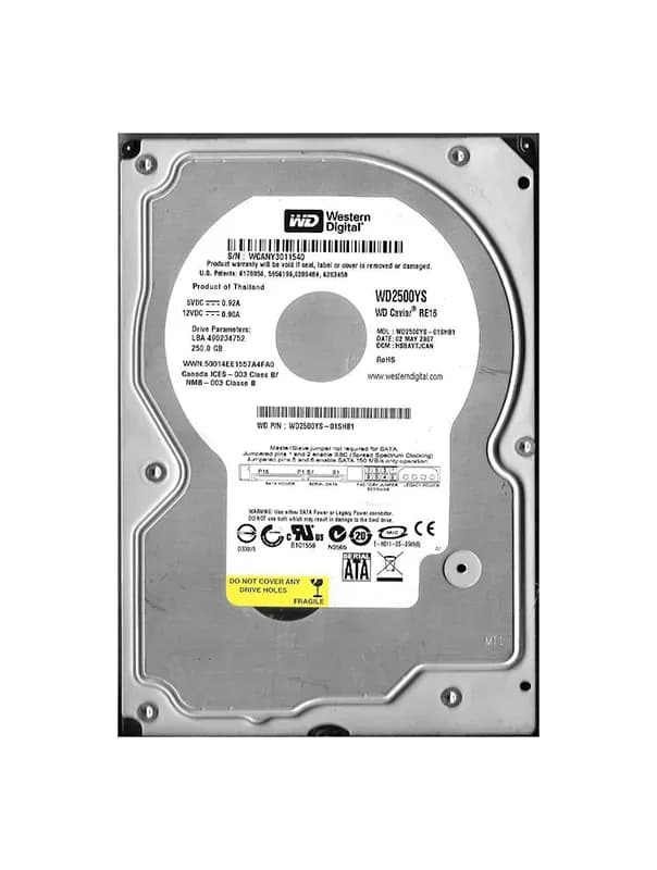 Western Digital WD2500YS-01SHB1 250GB 3Gb/s SATA