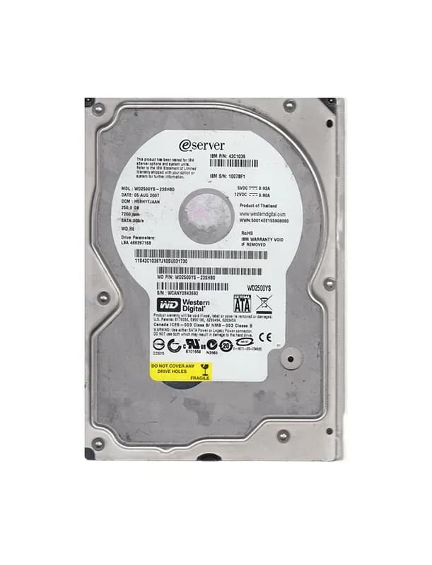 Western Digital WD2500YS-23SHB0 250GB 3Gb/s SATA