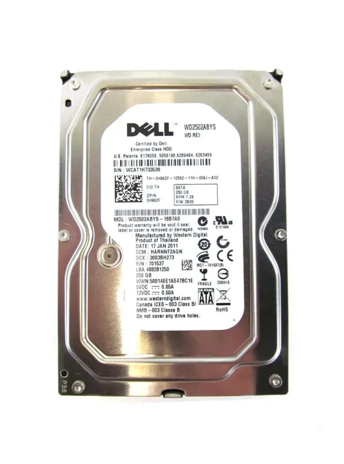 Western Digital WD2502ABYS-18B7A0 250GB 3Gb/s SATA