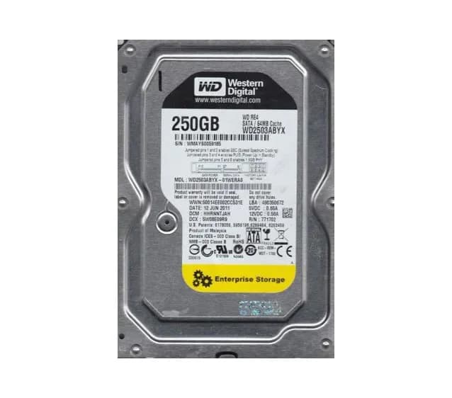 Western Digital WD2503ABYX-01WERA0 250GB 3Gb/s SATA