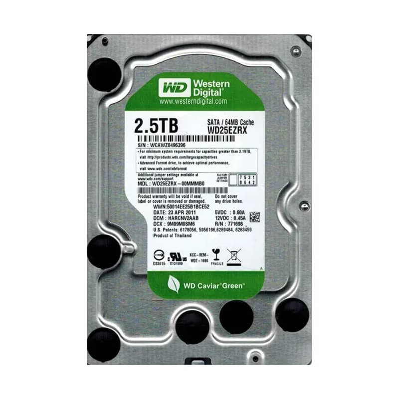 Western Digital WD25EZRX-00MMMB0 2.5TB 6Gb/s SATA