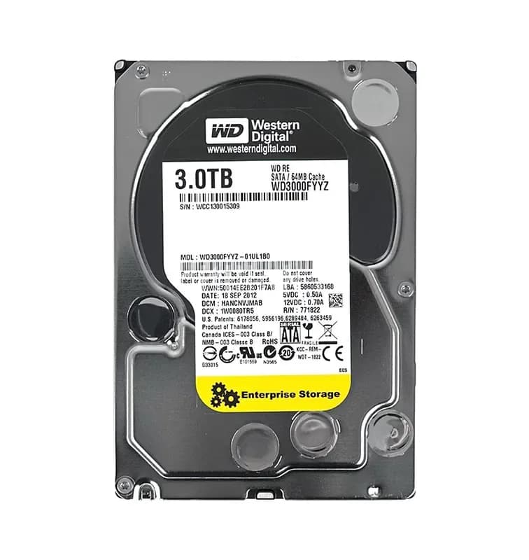 Western Digital WD3000FYYZ-01UL1B0 3TB 6Gb/s SATA