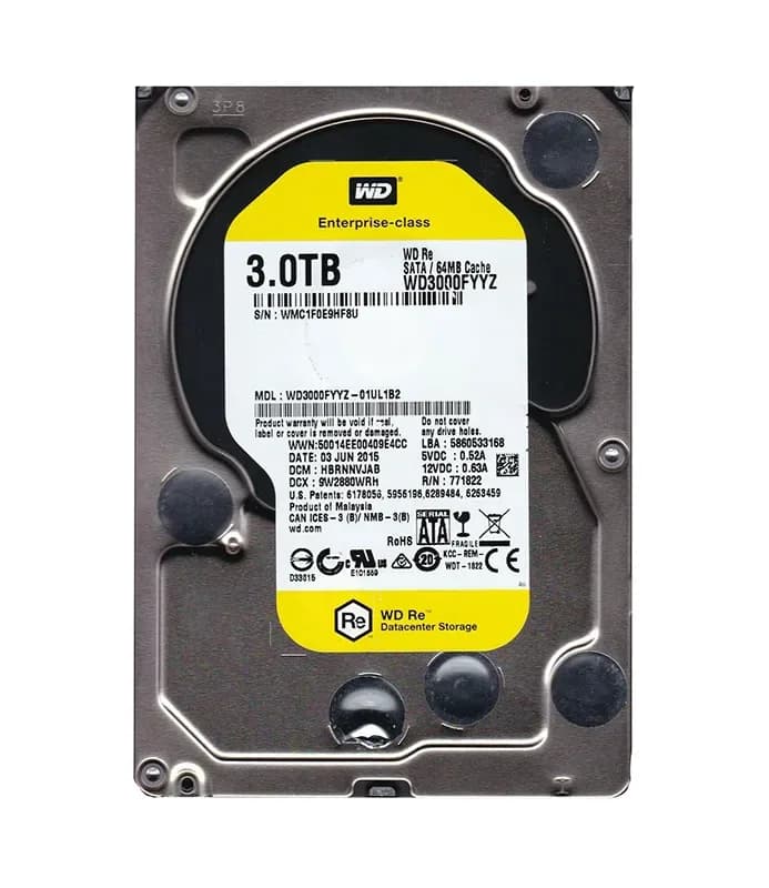 Western Digital WD3000FYYZ-01UL1B2 3TB 6Gb/s SATA