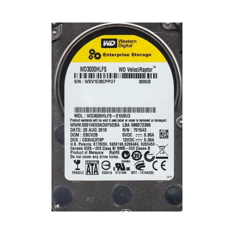 Western Digital WD3000HLFS-01G6U3 300GB 3Gb/s SATA