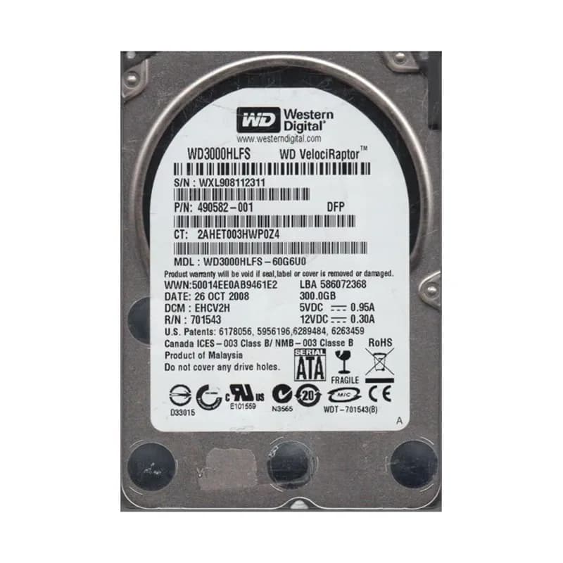Western Digital WD3000HLFS-60G6U0 300GB 3Gb/s SATA