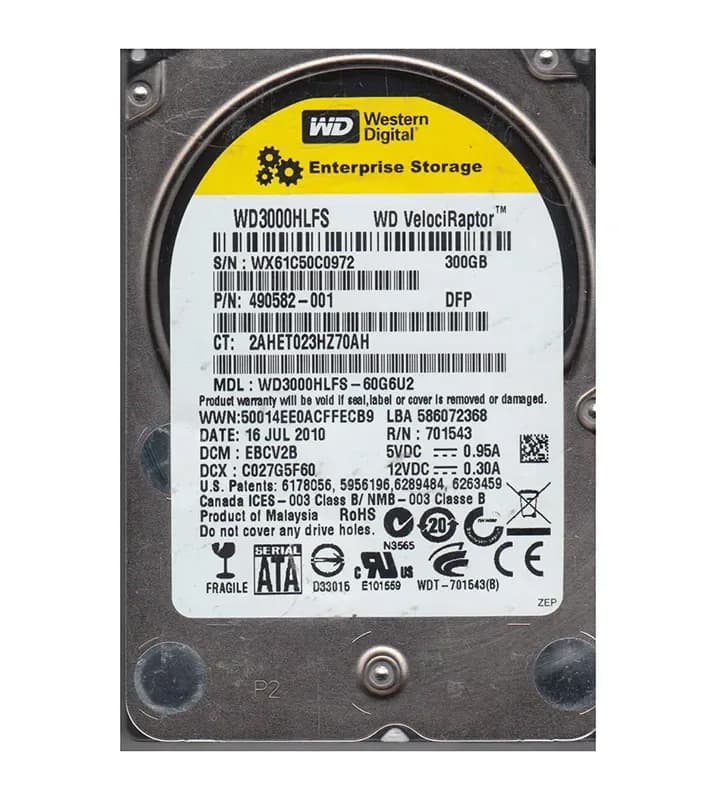 Western Digital WD3000HLFS-60G6U2 300GB 3Gb/s SATA