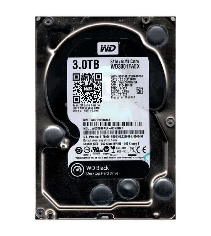 Western Digital WD3001FAEX-00MJRA0 3TB 6Gb/s SATA