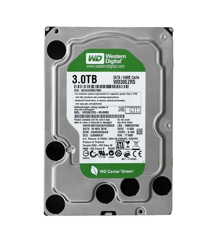 Western Digital WD30EZRS-00J99B0 3TB 3Gb/s SATA