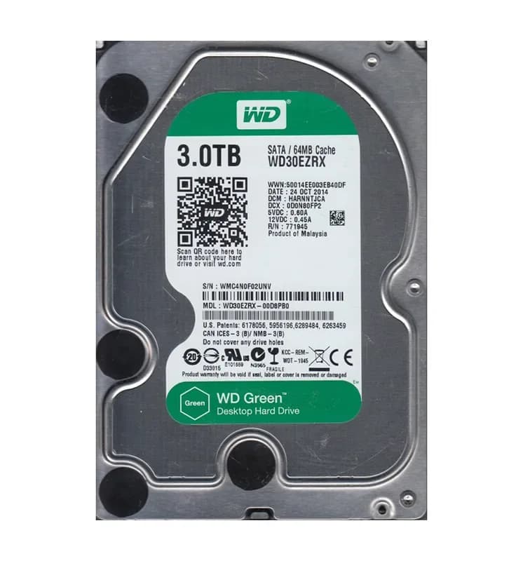 Western Digital WD30EZRX-00D8PB0 3TB 6Gb/s SATA