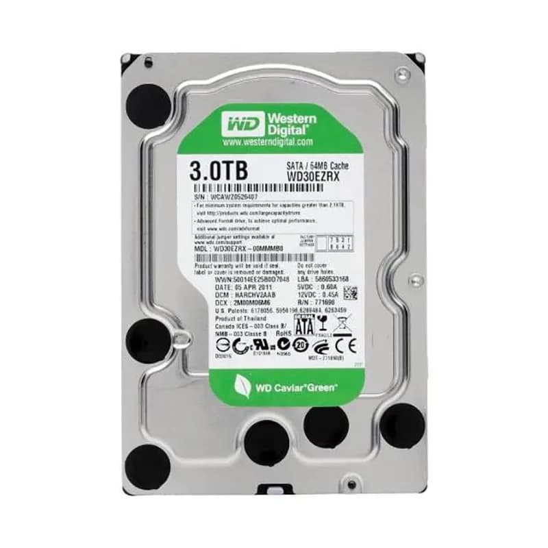 Western Digital WD30EZRX-00MMB0 3TB 6Gb/s SATA