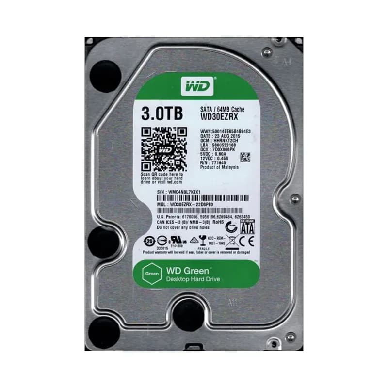 Western Digital WD30EZRX-22D8PB0 3TB 6Gb/s SATA
