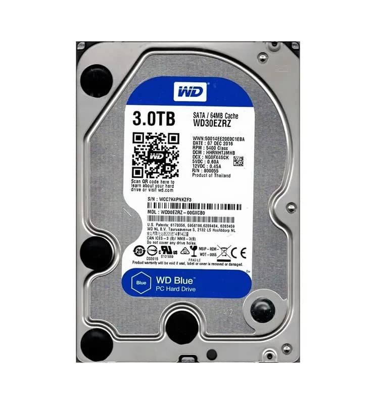 Western Digital WD30EZRZ-00GXCB0 3TB 6Gb/s SATA