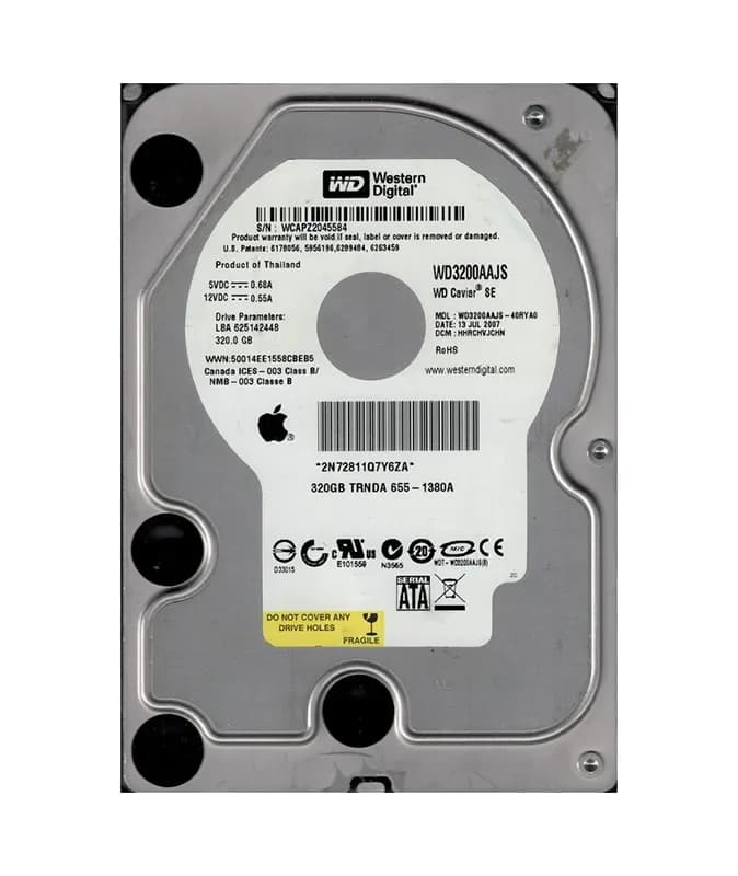 Western Digital WD3200AAJS-40RYA0 320GB 3Gb/s SATA
