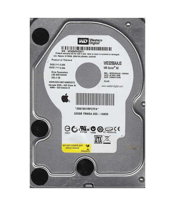 Western Digital WD3200AAJS-40VWA1 320GB 3Gb/s SATA