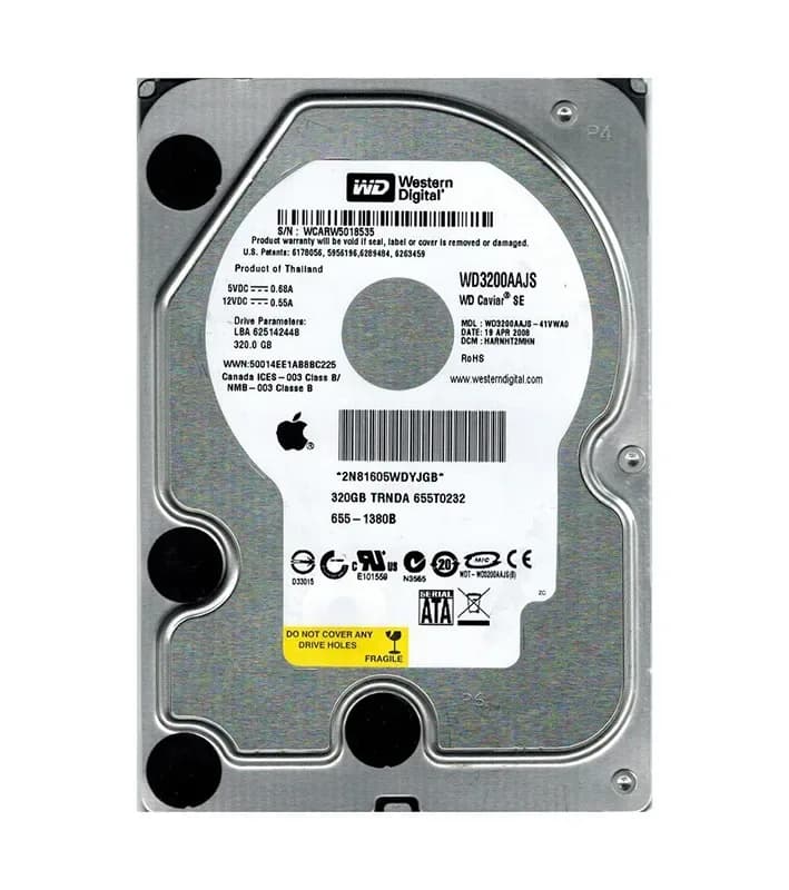 Western Digital WD3200AAJS-41VWA0 320GB 3Gb/s SATA