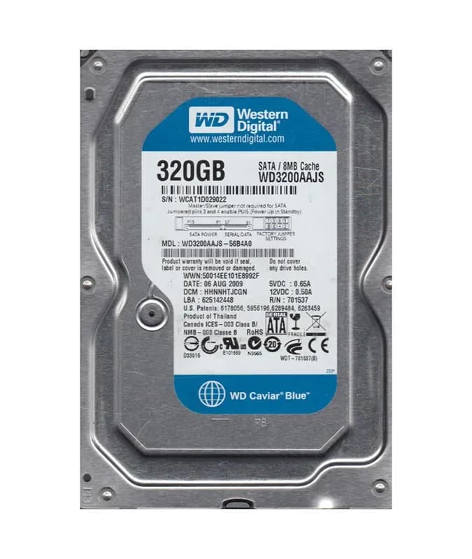 Western Digital WD3200AAJS-56B4A0 320GB 3Gb/s SATA