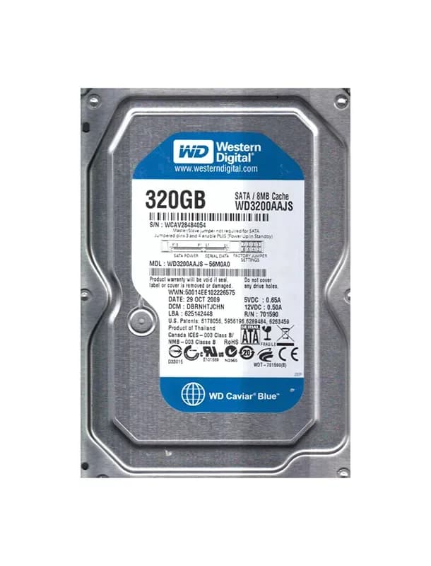 Western Digital WD3200AAJS-56M0A0 320GB 3Gb/s SATA