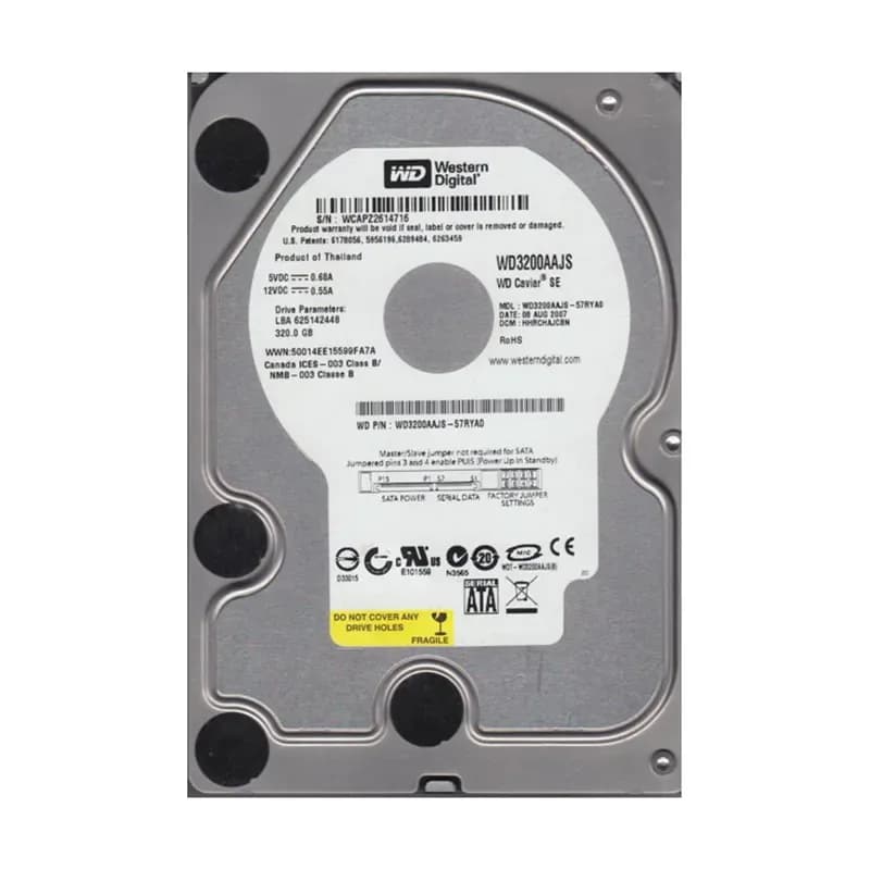 Western Digital WD3200AAJS-57RYA0 320GB 3Gb/s SATA