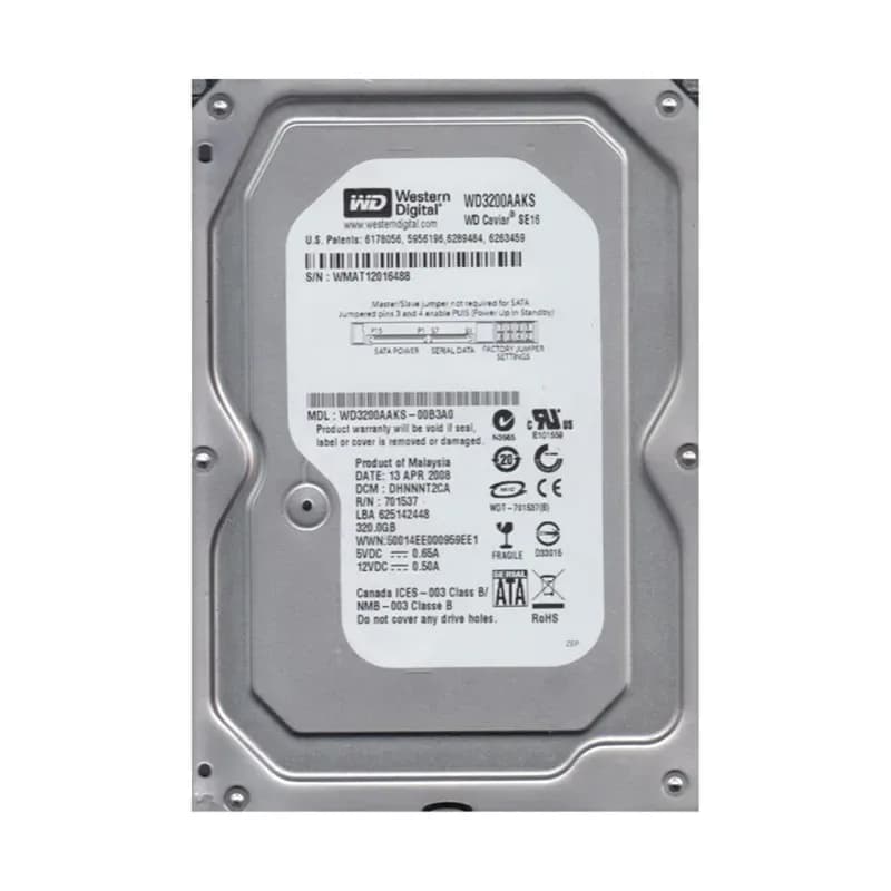 Western Digital WD3200AAKS-00B3A0 320GB 3Gb/s SATA