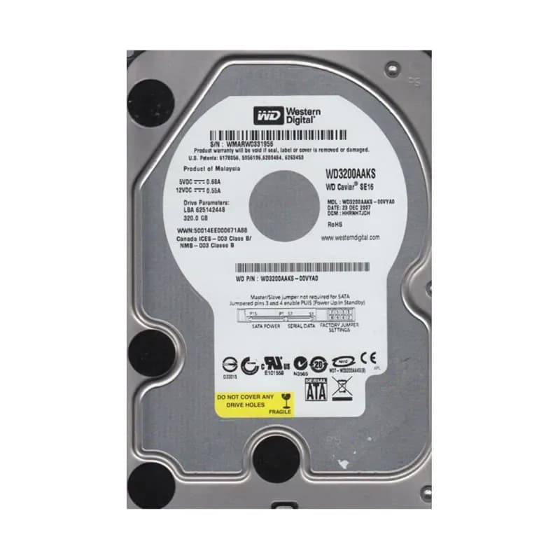 Western Digital WD3200AAKS-00VYA0 320GB 3Gb/s SATA