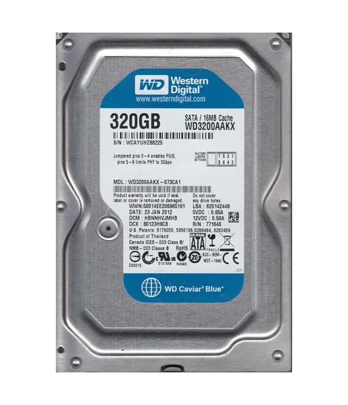 Western Digital WD3200AAKX-073CA1 320GB 6Gb/s SATA