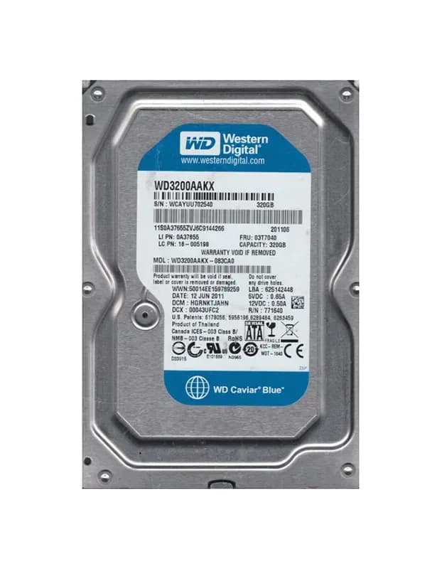 Western Digital WD3200AAKX-083CA0 320GB 6Gb/s SATA