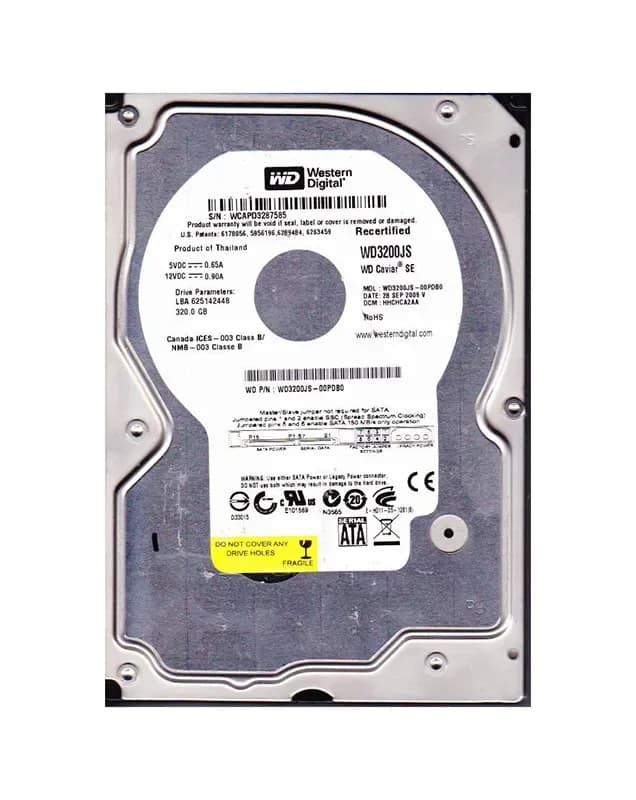 Western Digital WD3200JS-00PDB0 320GB 3Gb/s SATA