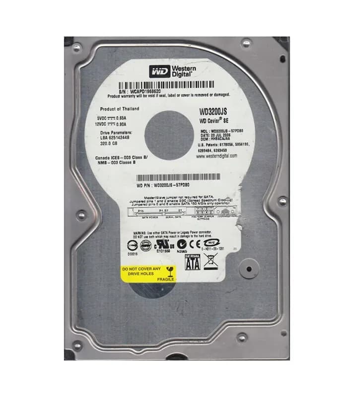 Western Digital WD3200JS-57PDB0 320GB 3Gb/s SATA